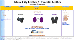 Desktop Screenshot of domesticleather.com